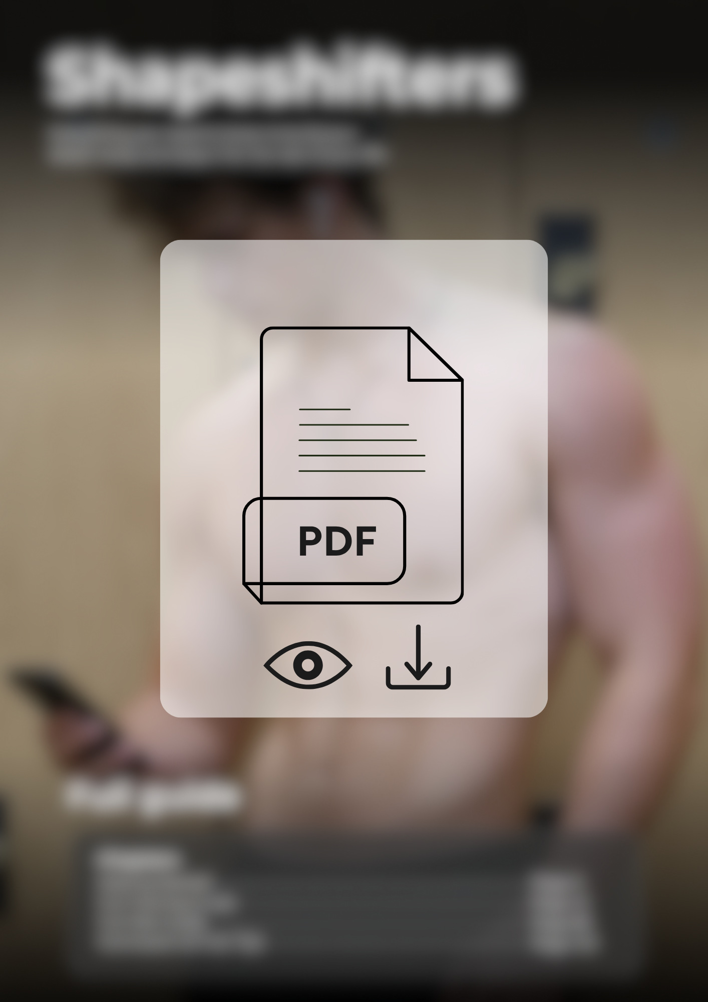 Shapeshifters - Full Guide